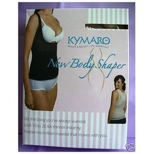 5 tops Kymaro body shaper shapewear  Black